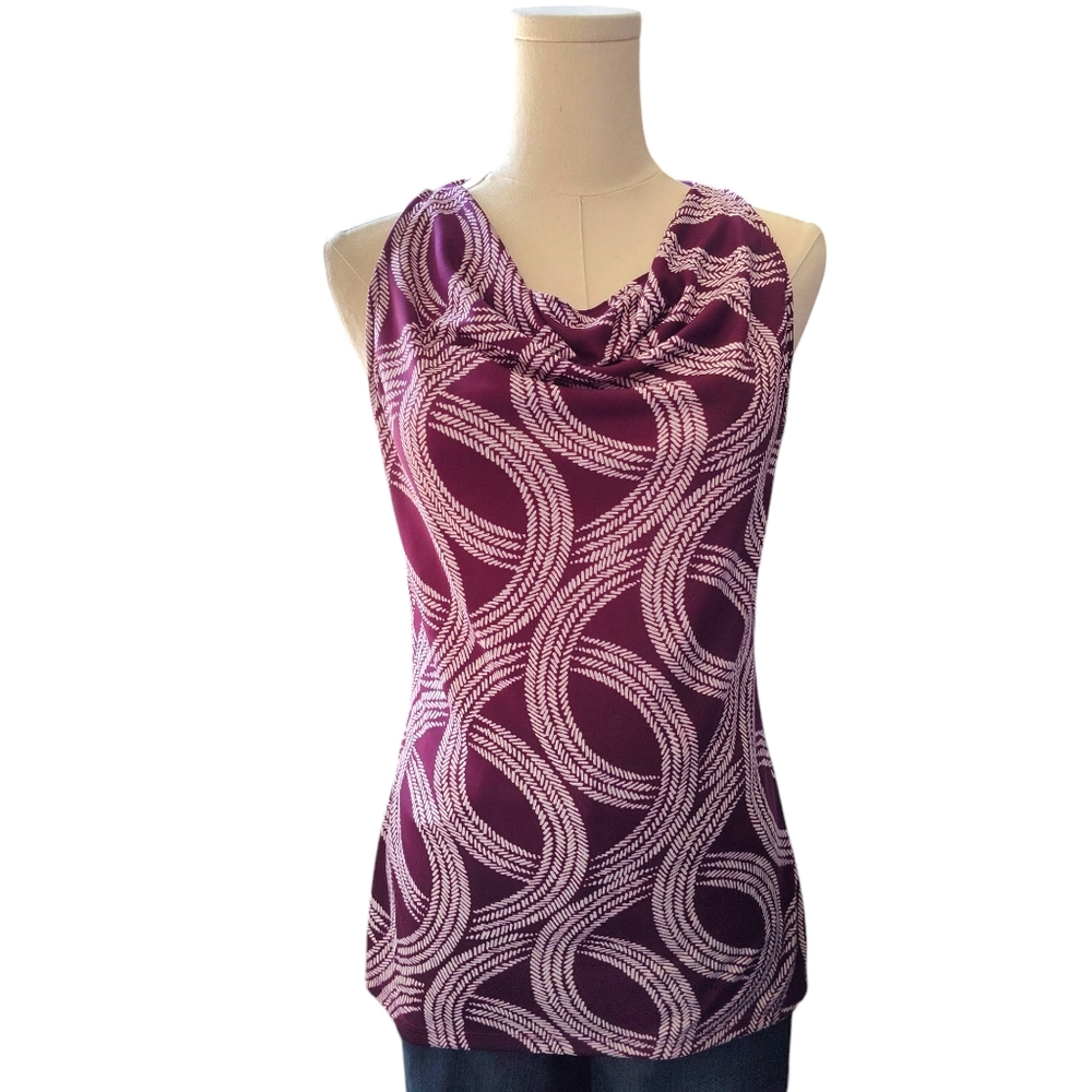 The Limited Sleeveless Cowl Neck Blouse Womens Small